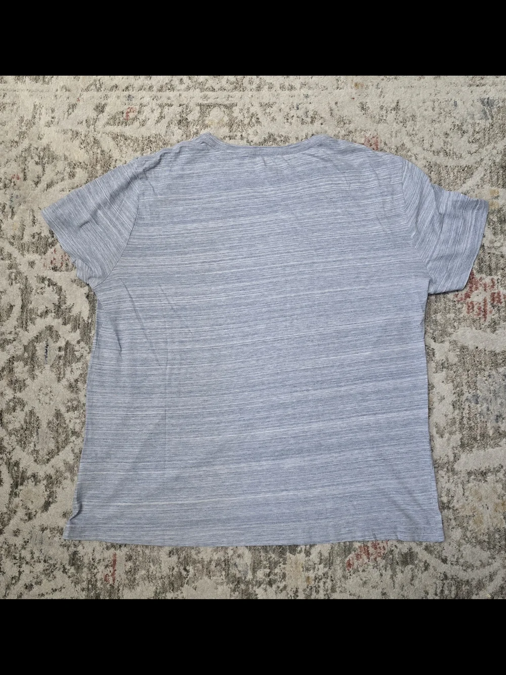 Banana Republic Soft Wash Light Blue Striped T-Shirt size L